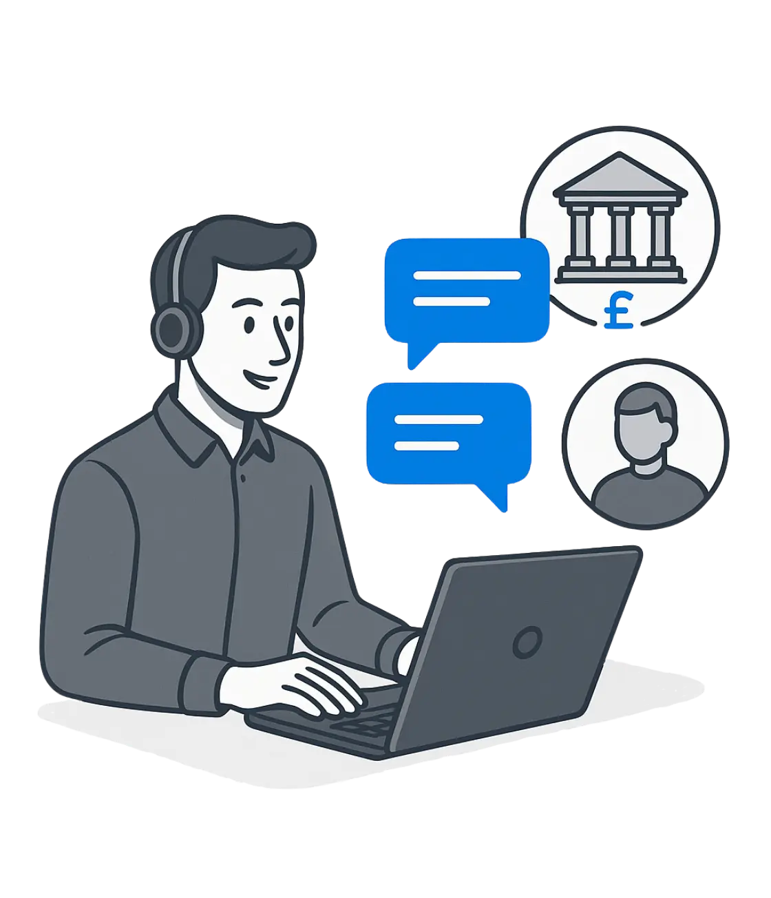 Step 2 of PCP claim process - Expert team handling all lender communications and paperwork on your behalf